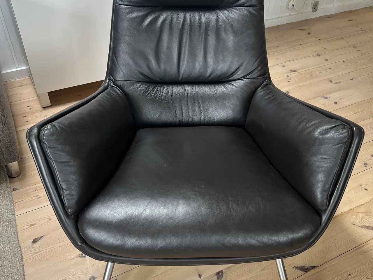 Billede 1 - Læderstol 