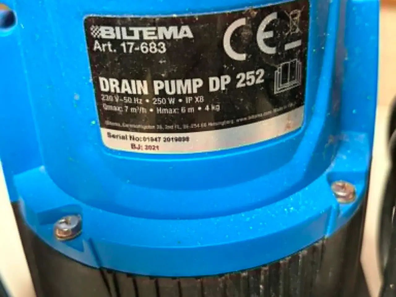 Billede 1 - Dykpumpe med slange