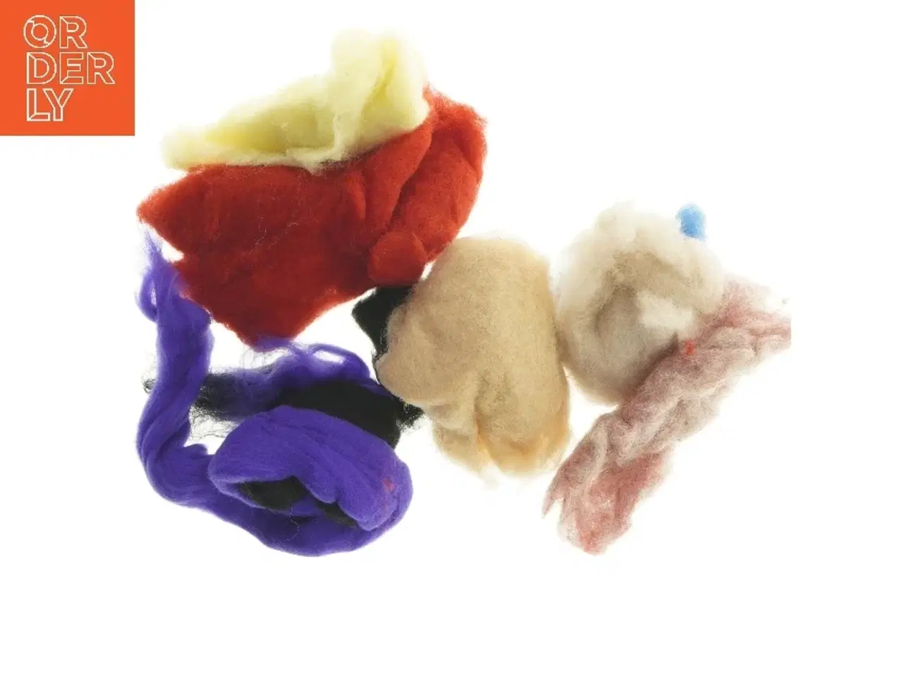 Billede 2 - Forskellige farver uld til filtning