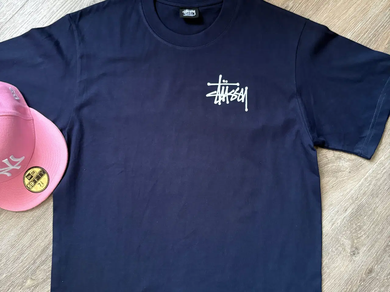 Billede 1 - Stussy Tshirt small mørke blå