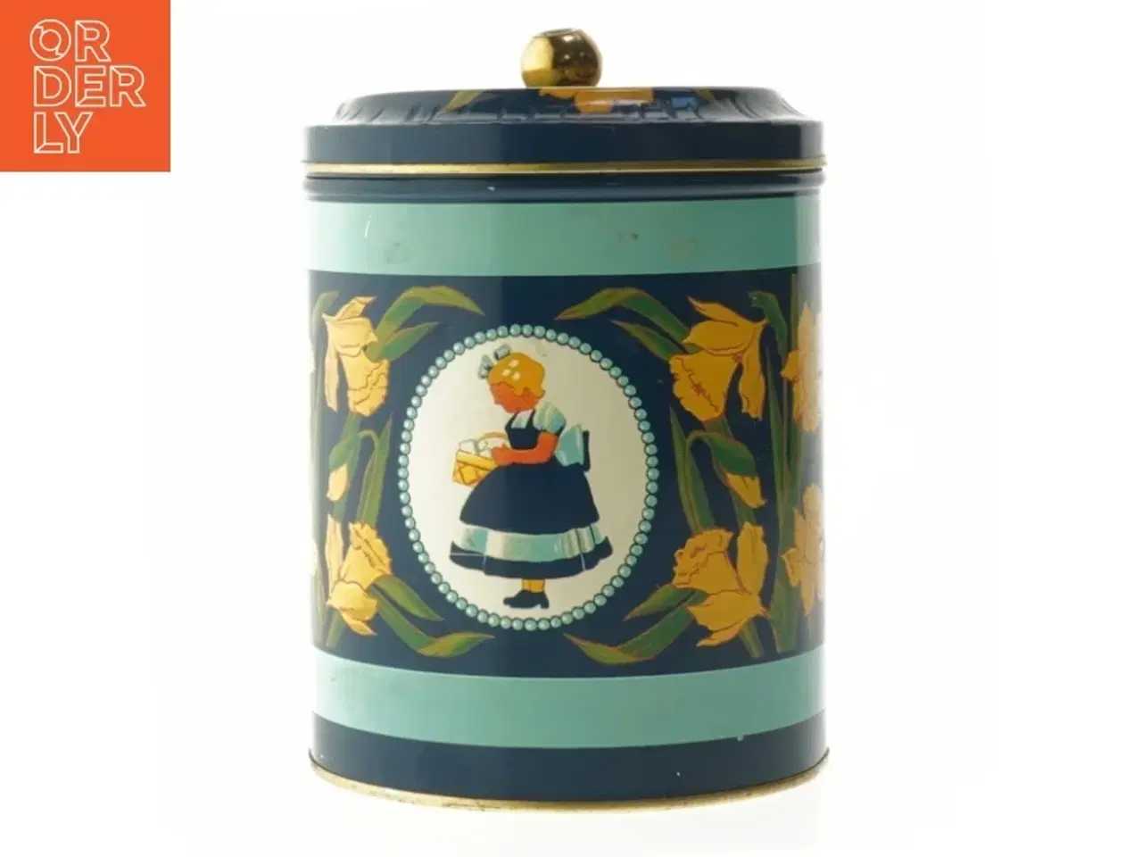 Billede 3 - Vintage Irma opbevaringsdåse til ris (str. Ø. 13 cm. længde. 16 cm) fra Irma