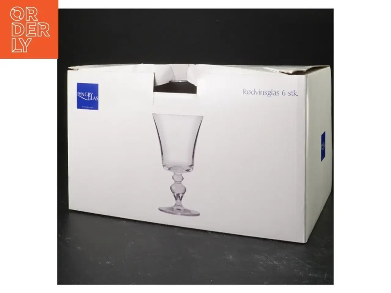 Billede 1 - Rødvinsglas fra Lyngby glas (str. 23 cl 6 styk)
