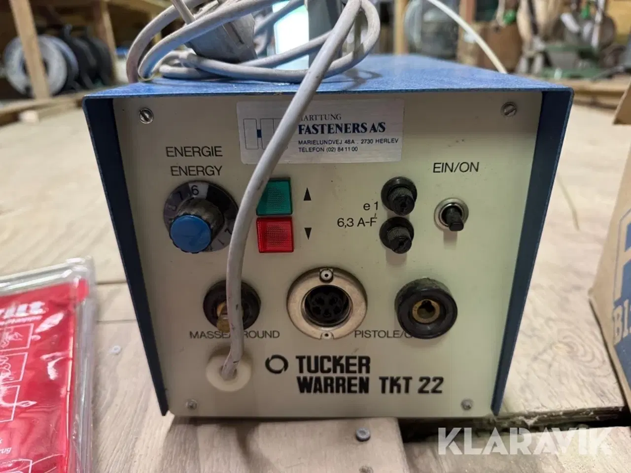 Billede 2 - Boltsvejsemaskine Tucker Warren TKT 22