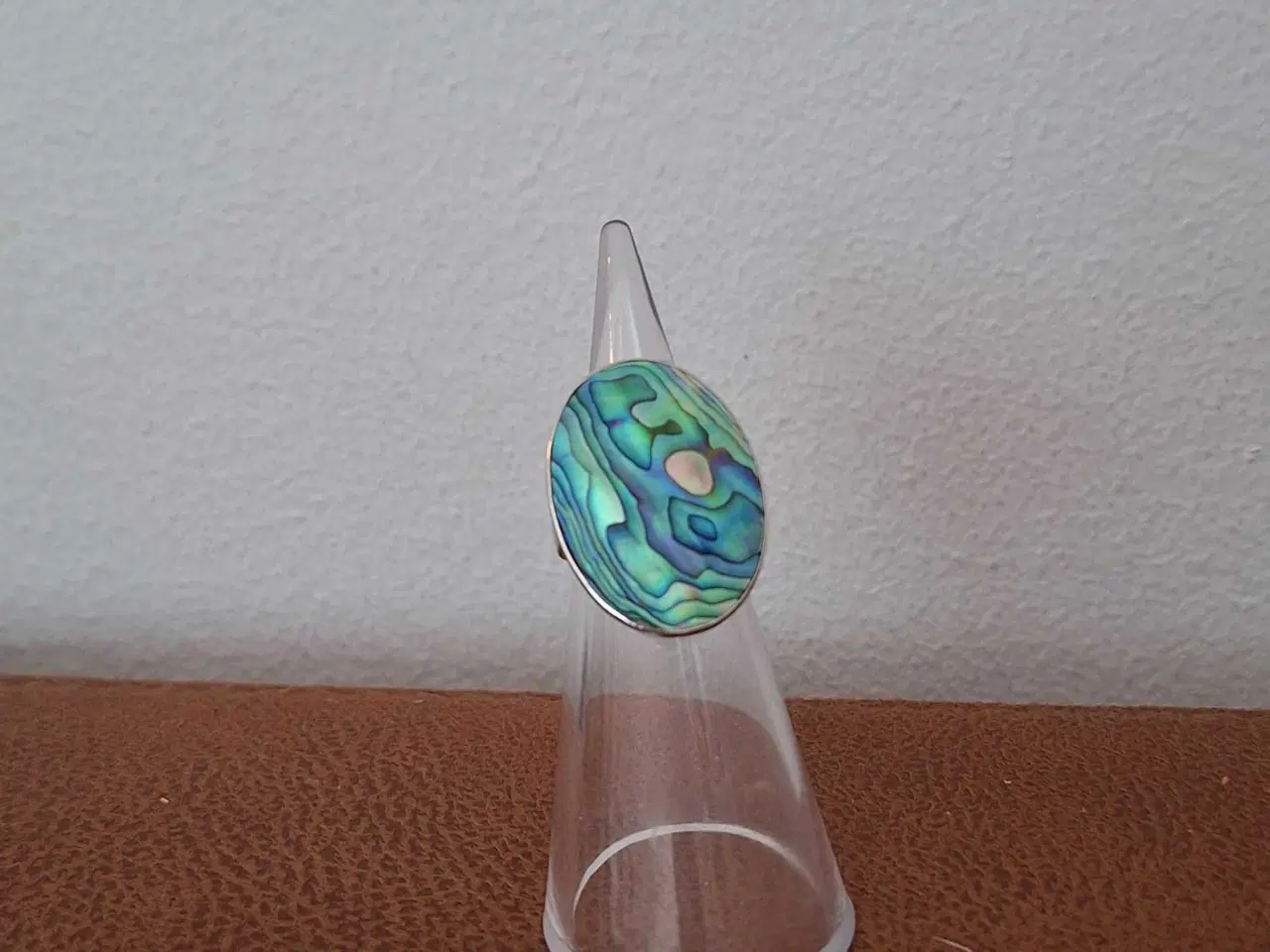 Billede 1 - Oval sølvring 