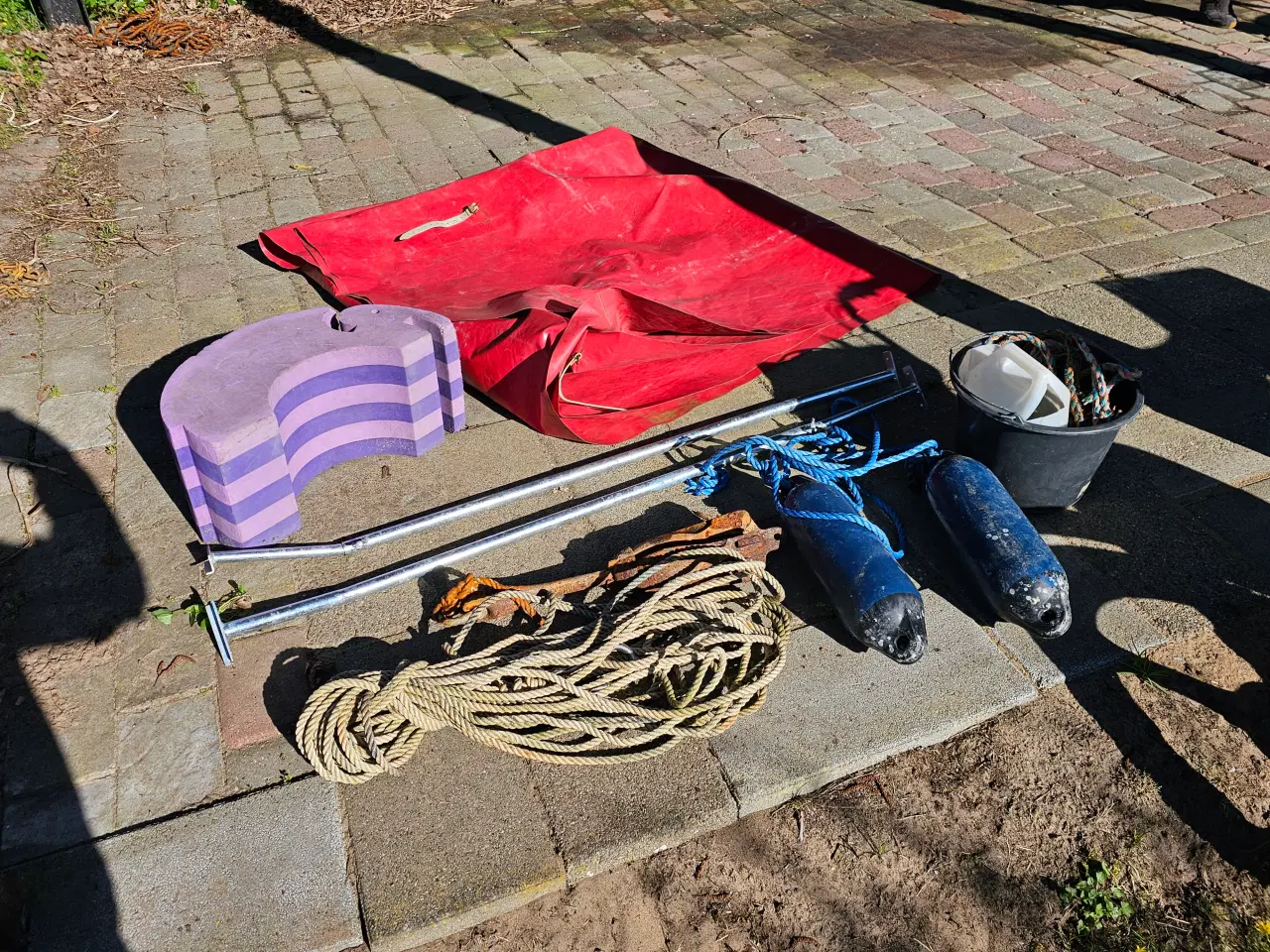 Billede 11 - 14 fods jolle, 6 HK Yamaha på Brenderup trailer