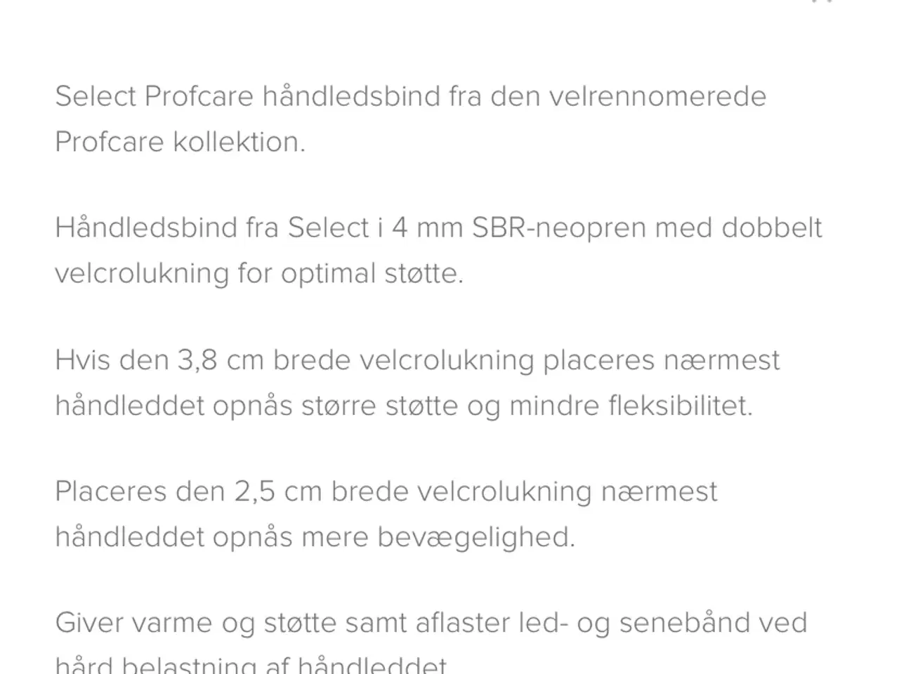 Billede 3 - Select håndleds støtte