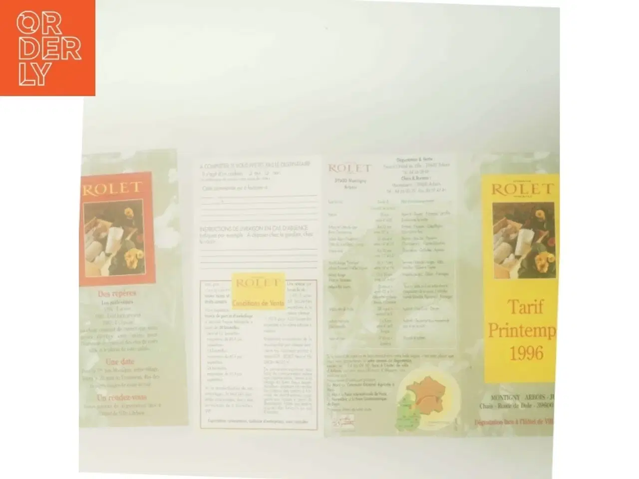 Billede 5 - Tarif Printemps 1996 (Bog)