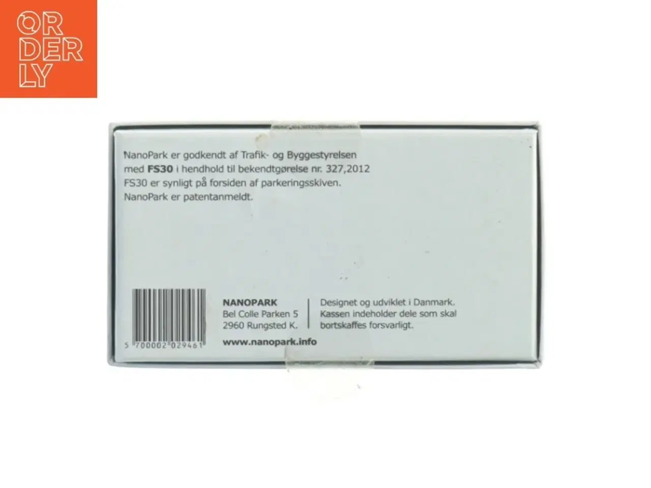 Billede 2 - Elektronisk p-skive fra Nanopark (str. 15x8 cm)