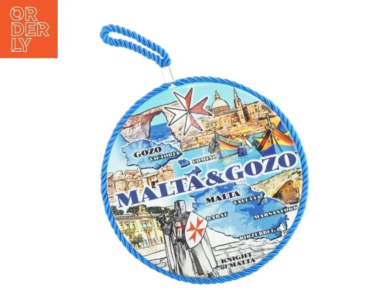 Billede 1 - Souvenir med Malta-motiv (str. Ø 17 cm)