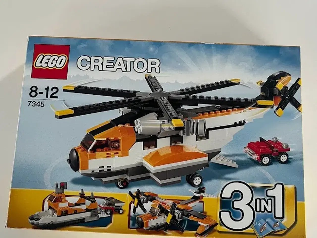 Billede 1 - LEGO Creator nr. 7345 - Fly, helikoptor og færge