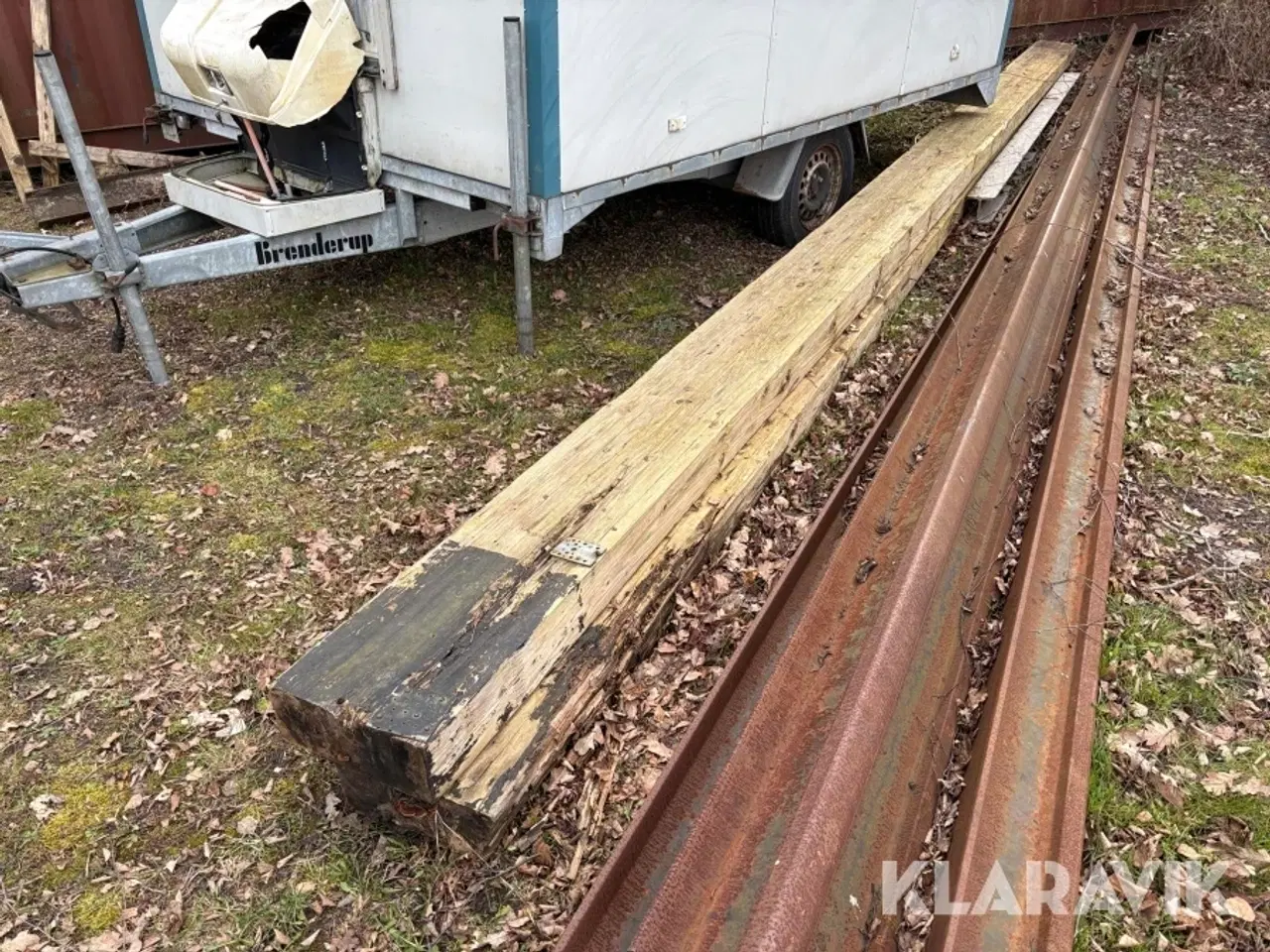 Billede 1 - Limtræsbjælker 2 styk.