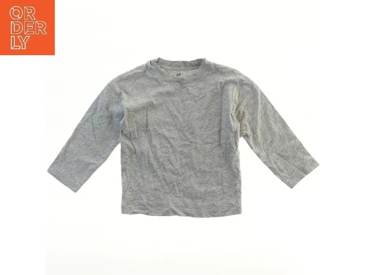 Billede 1 - Grå langærmet bluse fra H&M fra H&M (str. 104)