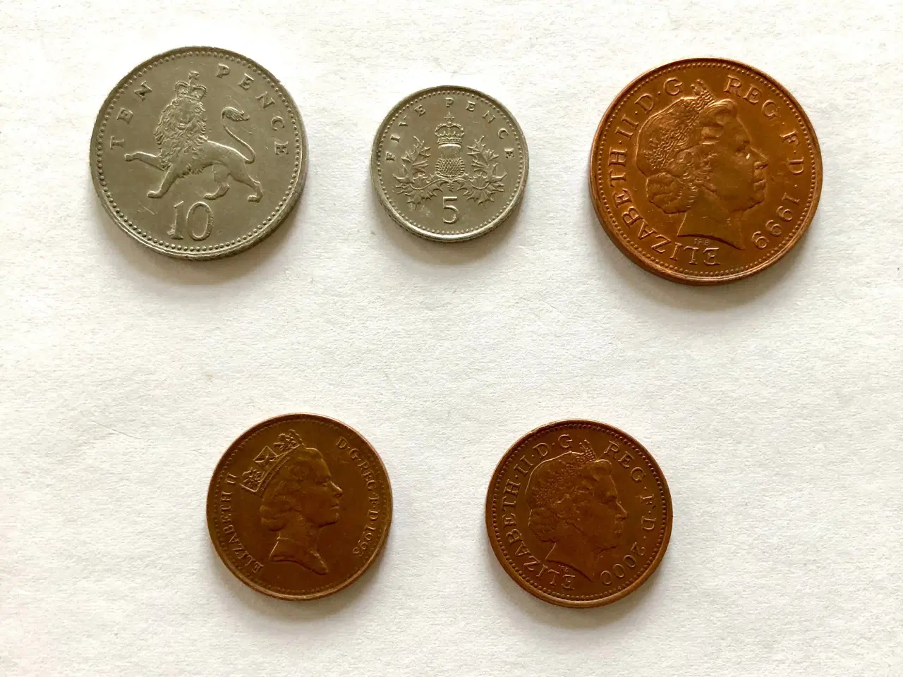 Billede 2 - 5 engelske mønter