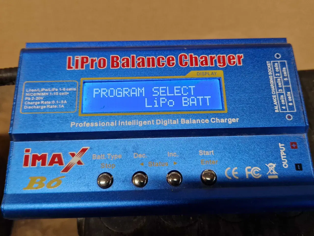 Billede 1 - Imax B6 Lipro balance charger