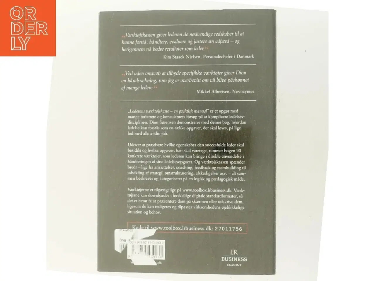 Billede 3 - Lederens værktøjskasse : en praktisk manual af Dion Sørensen (Bog)
