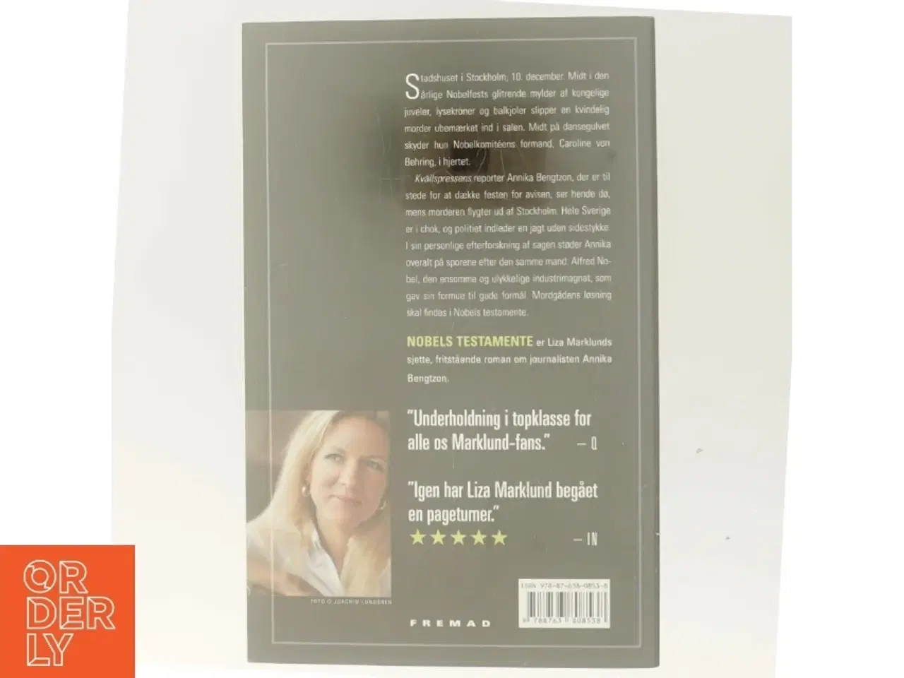 Billede 3 - Nobels testamente af Liza Marklund (Bog)