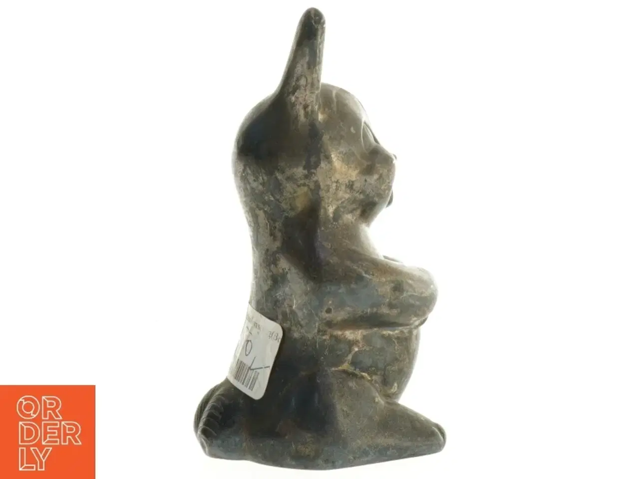 Billede 2 - Gammel sparegris i form af figur (str. 14 cm)