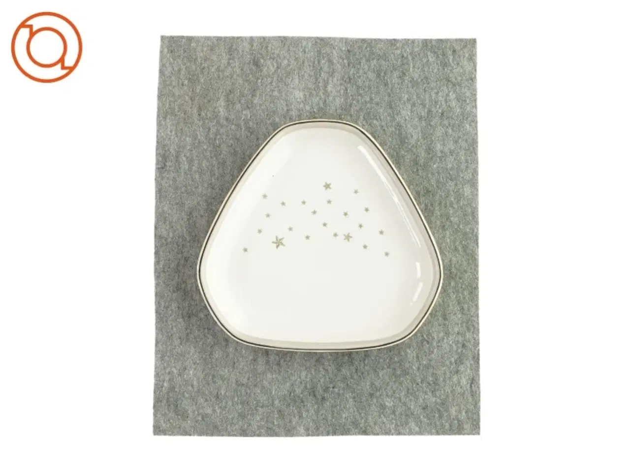 Billede 2 - Trekantet fad fra Bing og Grøndahl