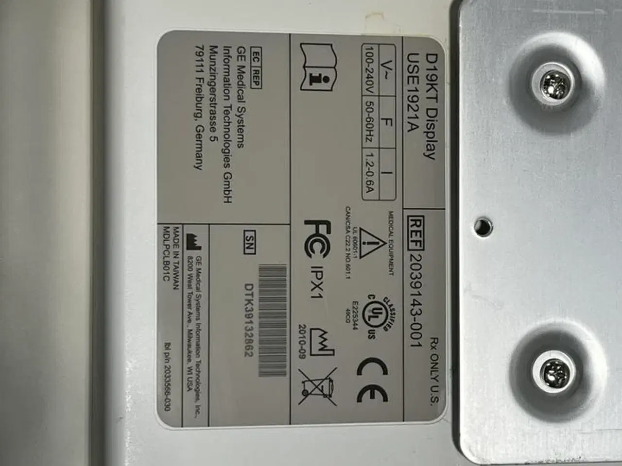 Billede 8 - Patient monitoring system GE B850