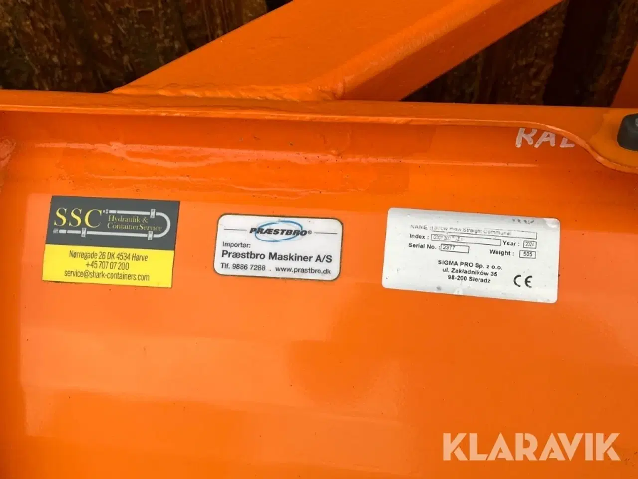 Billede 5 - Sneplov Sigma pro G301 300 TUZ II