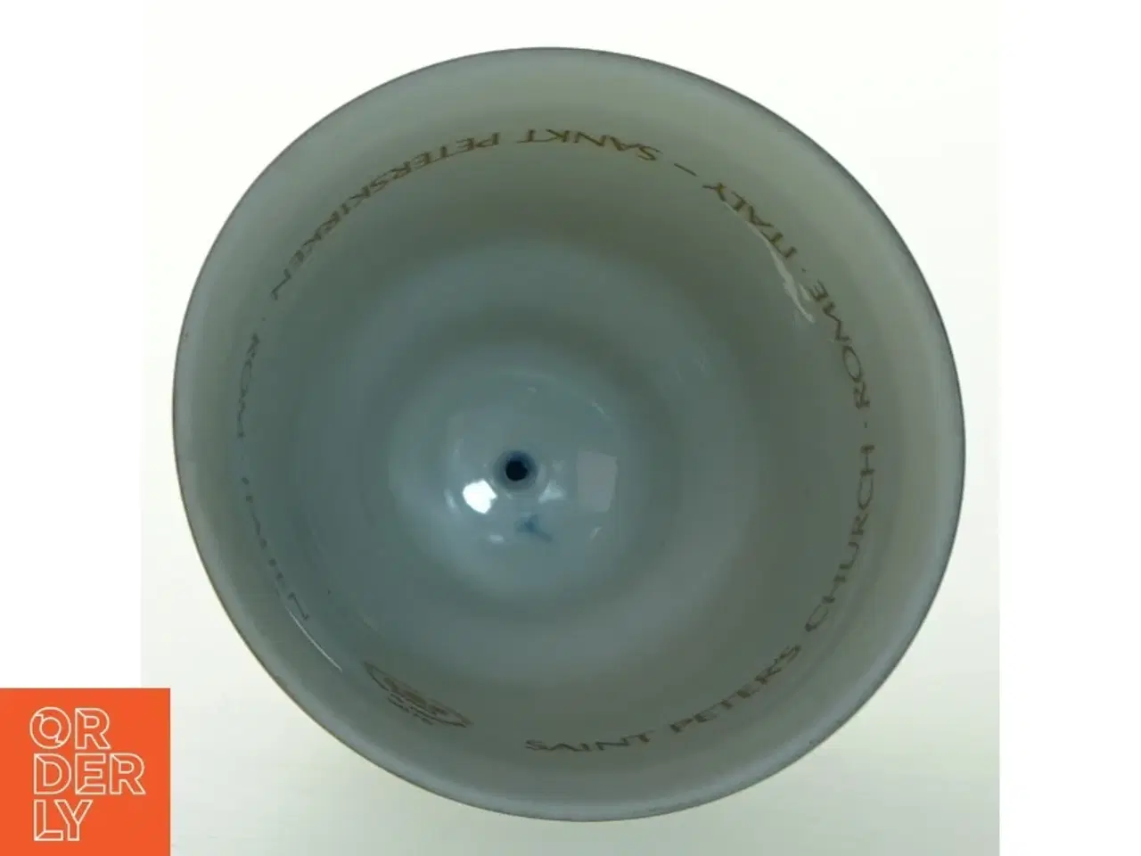 Billede 3 - Dekorativ keramisk klokke fra Copenhagen Porcelain (str. Ø, 10 cm x 13 cm)