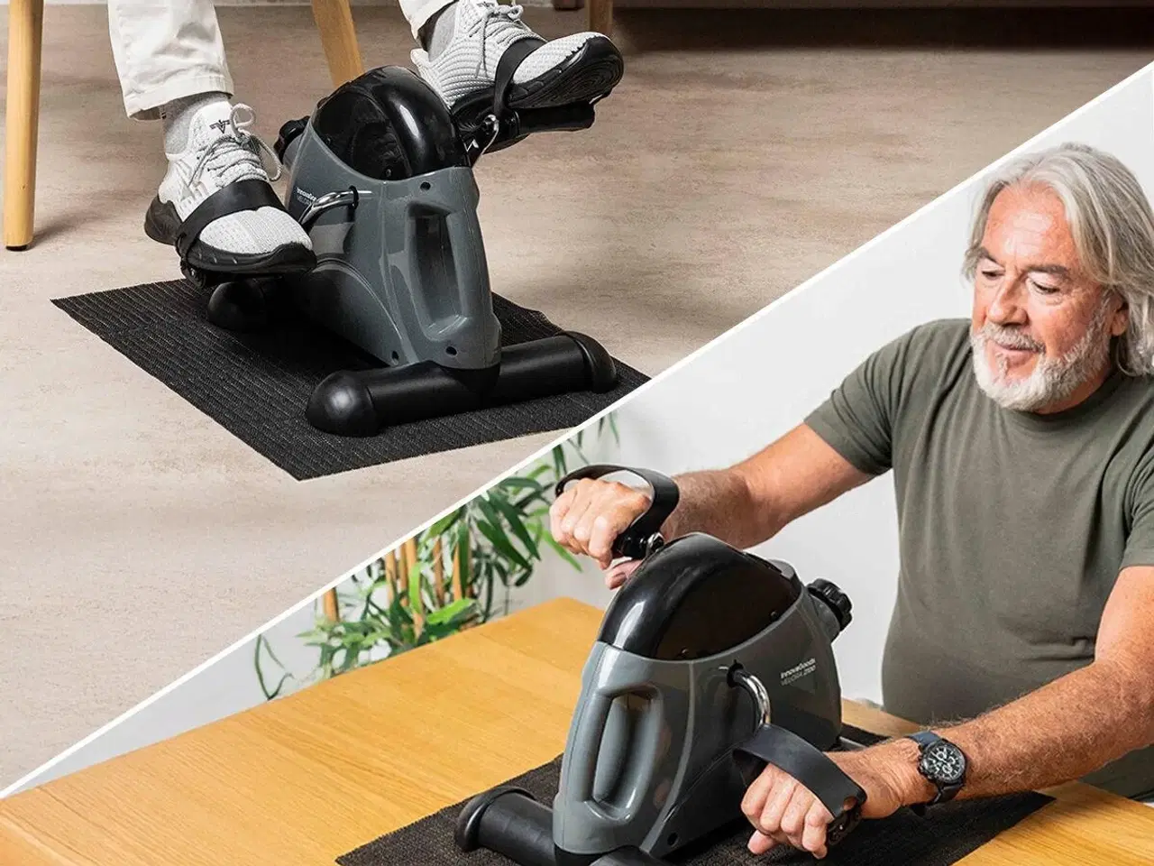 Billede 7 - Motionscykel med pedaler til arme og ben - Velora 2100 med måtte