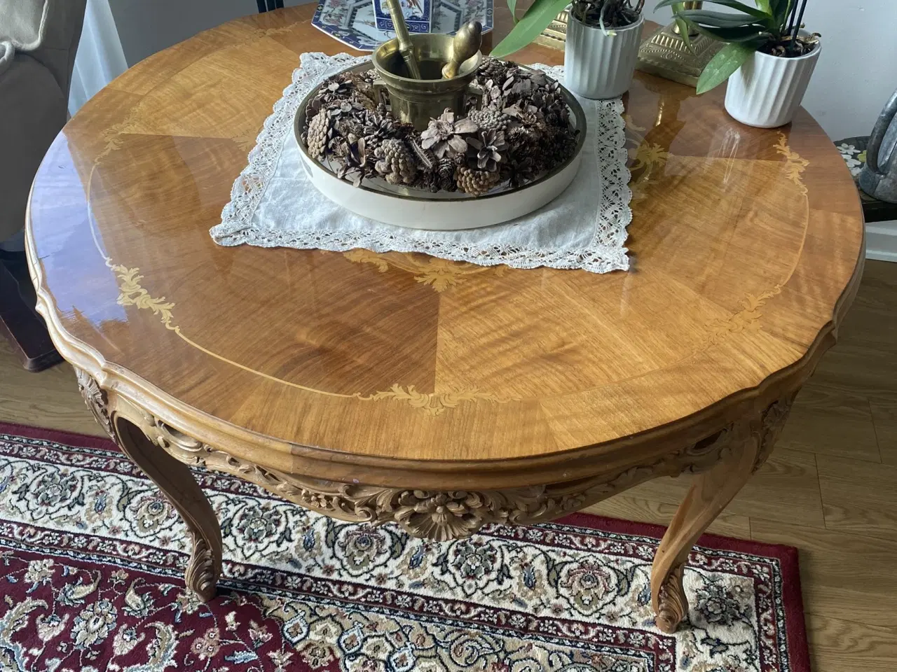 Billede 3 - Antik rundt bord Ø100x56cm