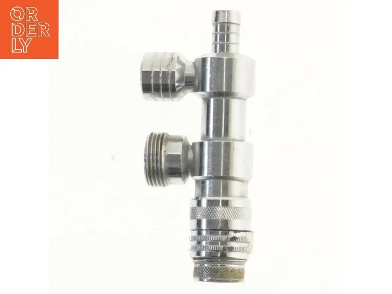 Billede 1 - Metalventil med koblinger (str. 13 cm)