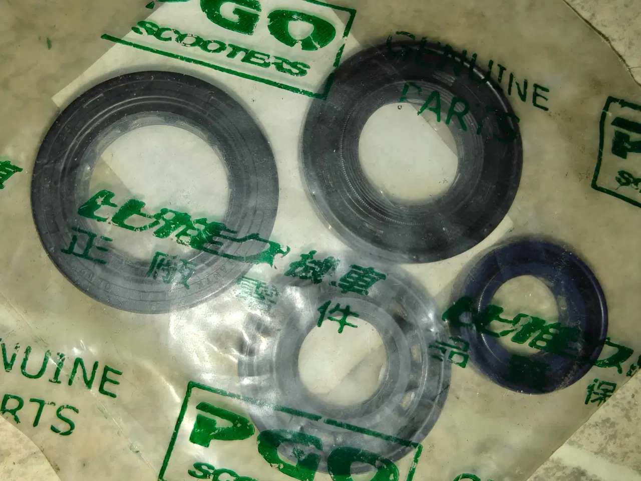 Billede 2 - PGO Hot 50 / Dr.Big. Nyt Originalt Simmerringe Sæt