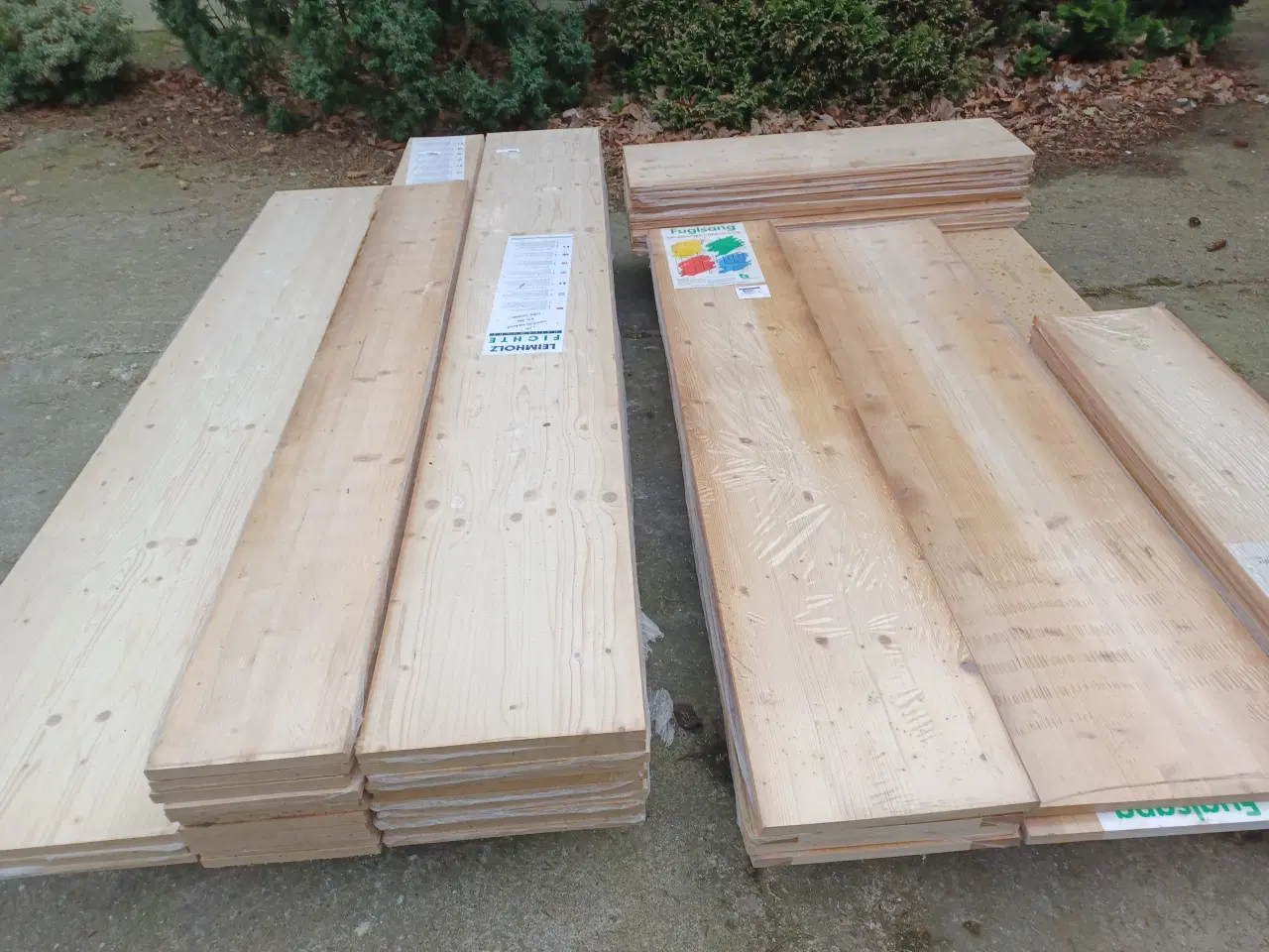 Billede 1 - Limtræshyldeplader fra 25 til 100kr stykket.