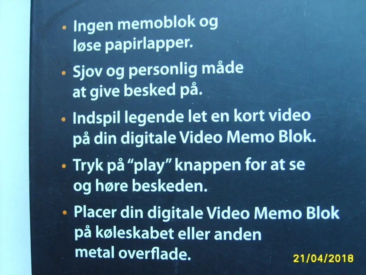 Billede 4 - Digital Video Memo Blok inPlay fra OFFICE ONE