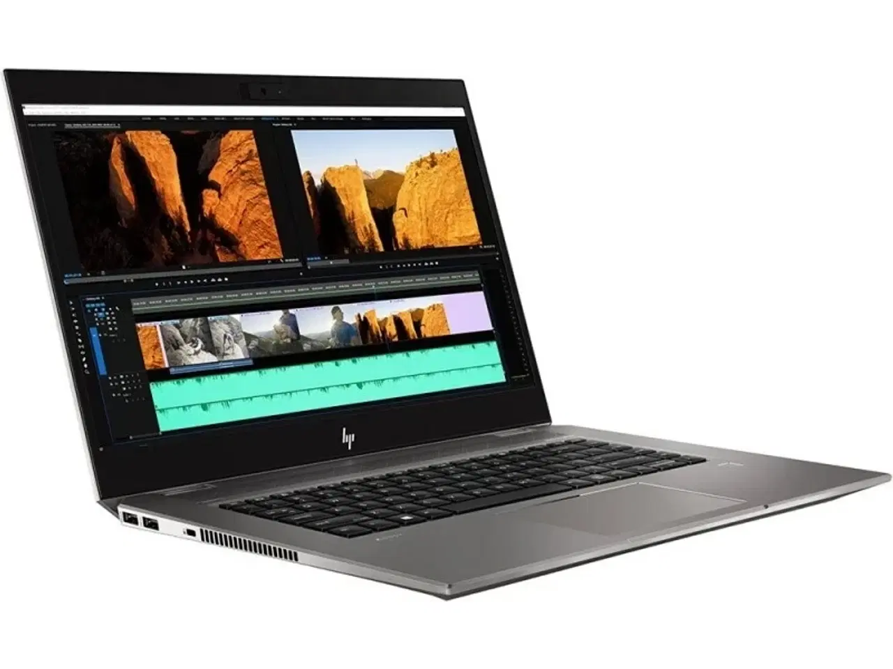 Billede 1 - HP ZBook Studio G5 15" - Intel i7-8750H 2,2GHz 512GB NVMe 32GB Nvidia Quadro P1000 Win11 Pro - Grade B