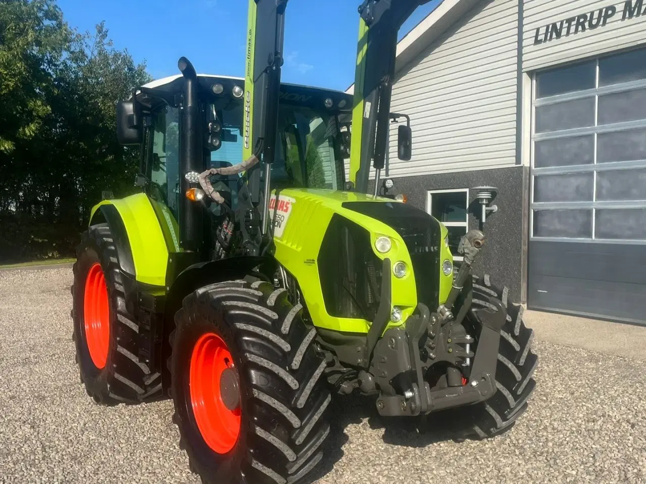 Billede 15 - CLAAS ARION 550 CEBIS Med frontlæsser og frontlift