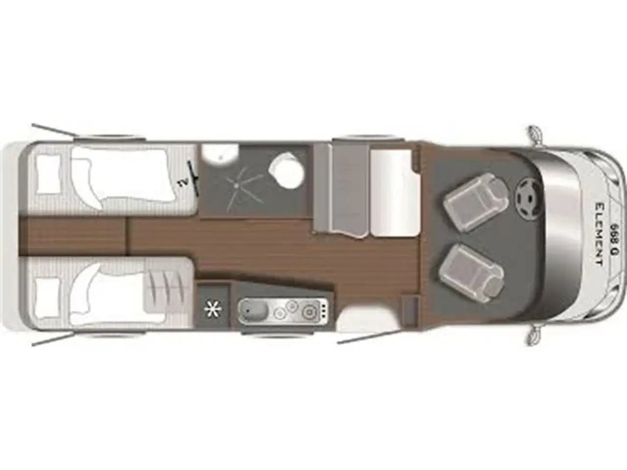 Billede 2 - 2016 - LMC Cruiser T662-2G   2 enkeltsenge og udstyrsmodel.