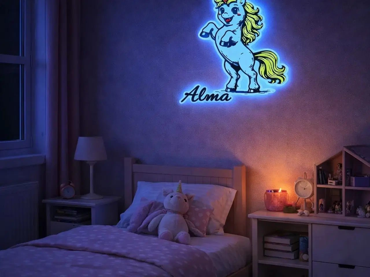 Billede 3 - Skab glæde på børneværelsets vægge (Glow in Dark)