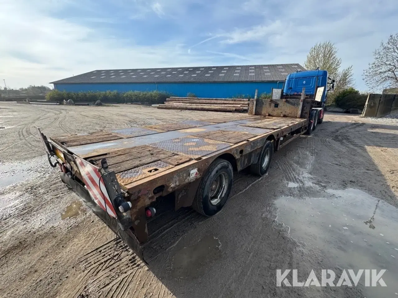 Billede 1 - Udtræk maskintrailer Kel- Berg E43-2