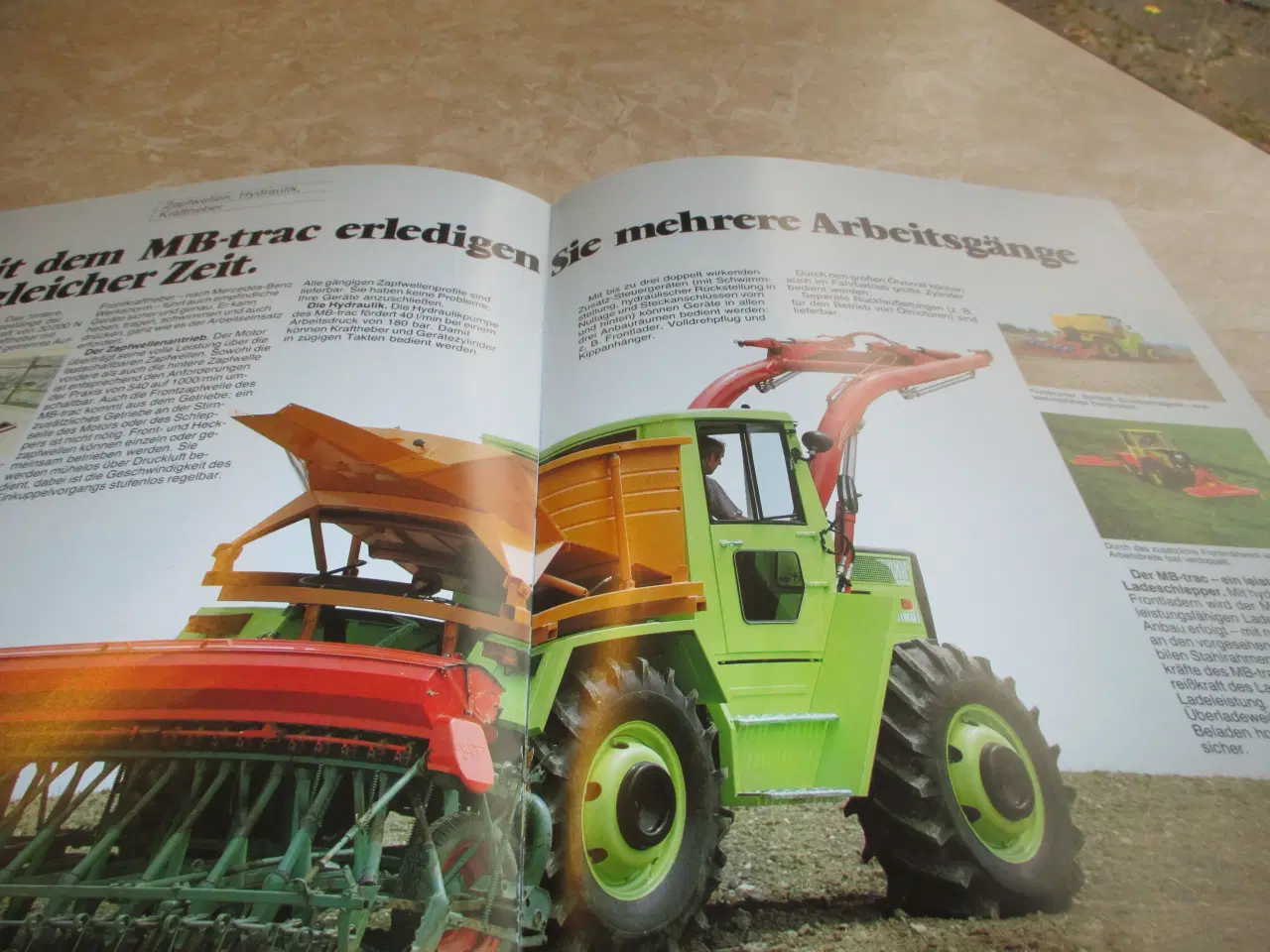 Billede 5 - Brochure  Mercedes Traktor