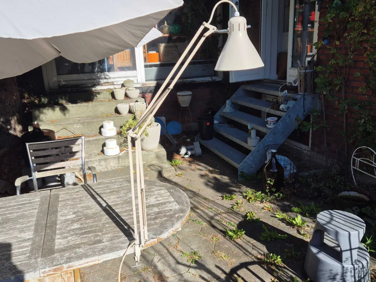 Billede 14 - Flødefarvet arkitektlampe i klassisk dansk design