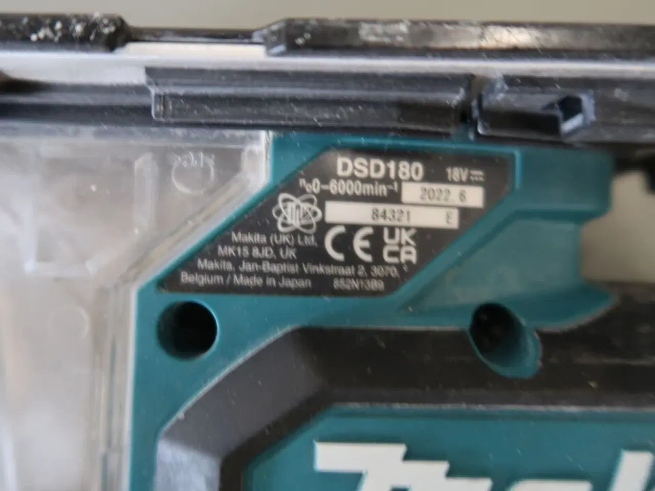 Billede 2 - Gipssav MAKITA DSD180 med 1 batteri