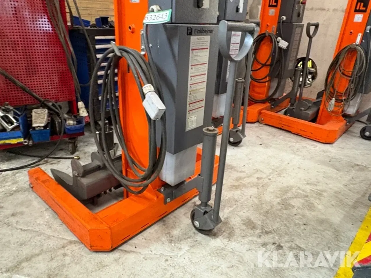 Billede 5 - Mobil søjleløftesystem 30 ton Finkbeiner EHB707V11 4 søjler