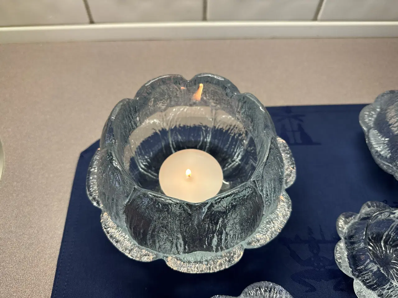 Billede 3 - Holmegaard Åkande Fyrfads lysestager 