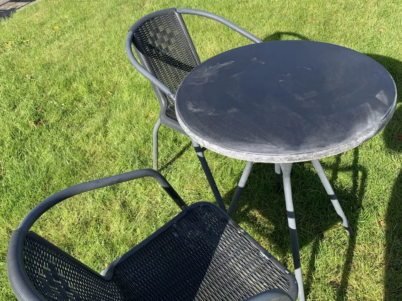 Billede 1 - ☀️☀️☀️ Café bord 2 stole ☀️☀️☀️