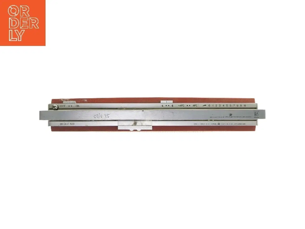 Billede 6 - BÆRBAR ORANGE RADIO fra Bang & Olufsen (str. 33,5x15x5,5 cm)