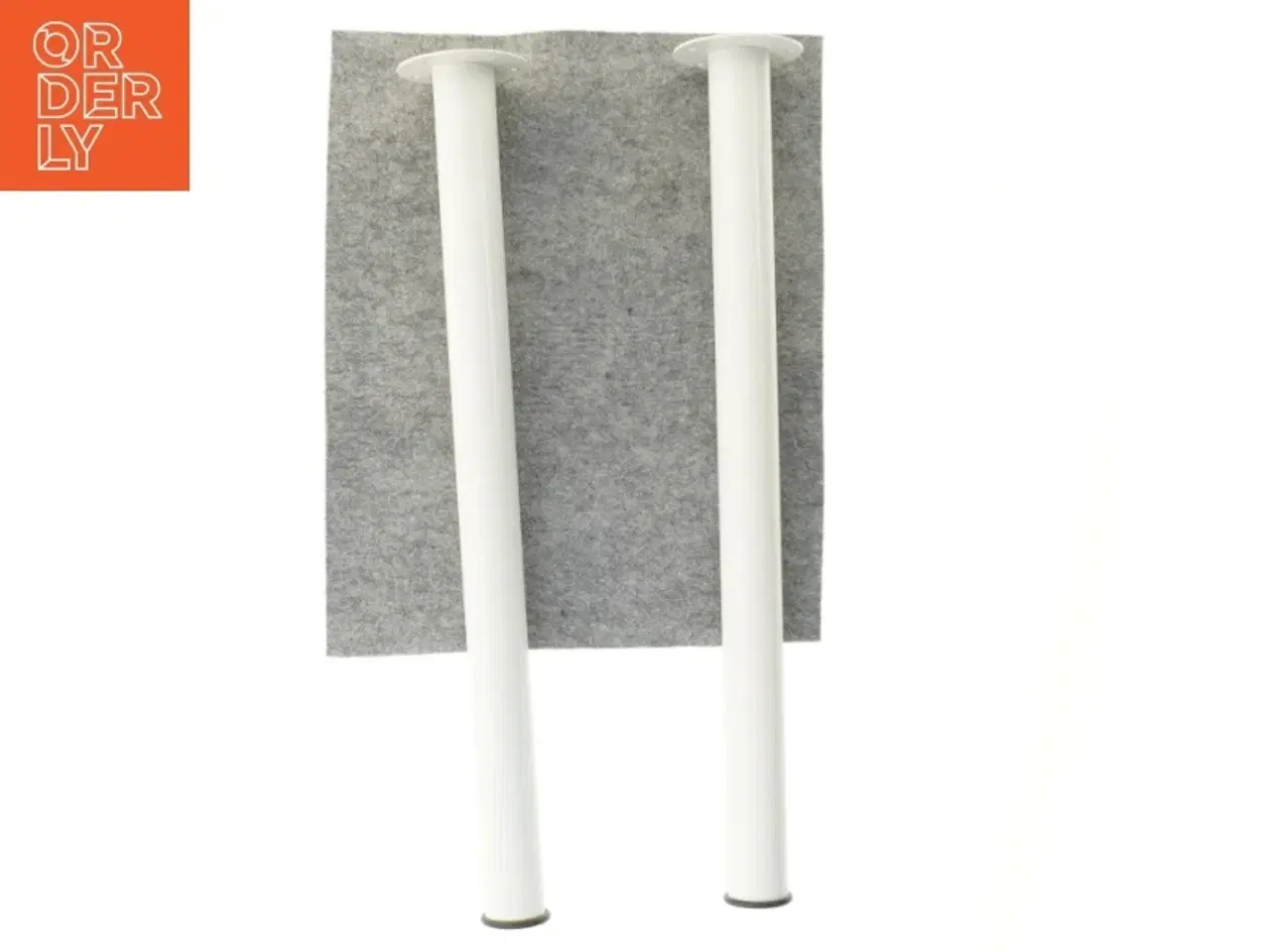 Billede 2 - Adils - Hvide Metal ben fra IKEA (str. Ø 6x70 cm)