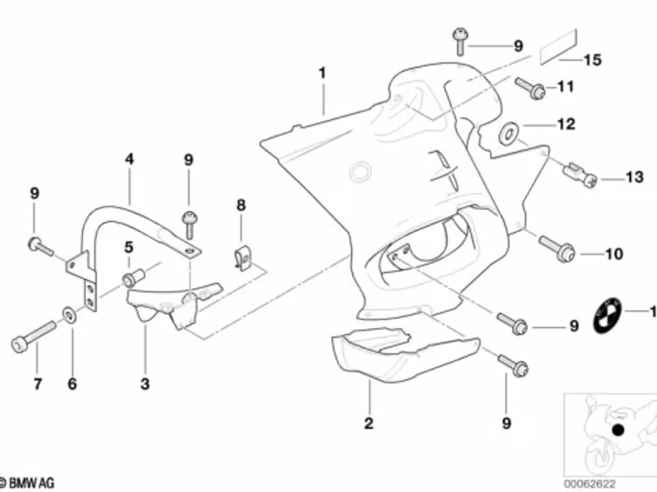 Billede 2 - 4 stk afstandsstykke BMW 460632313404 