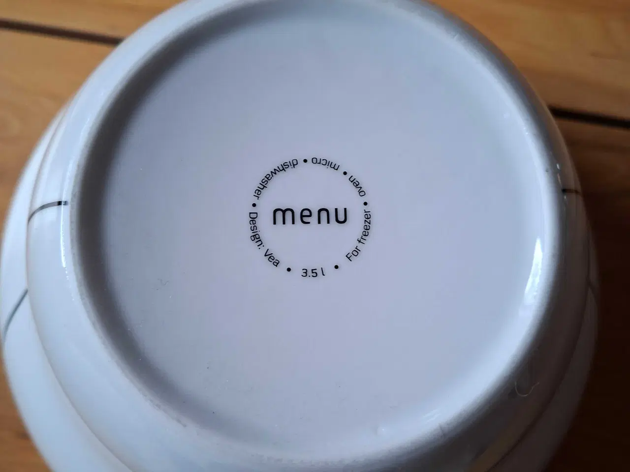 Billede 3 - Flot menu serveringsskål 