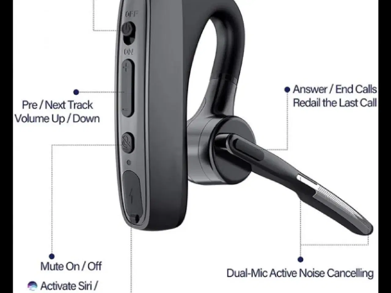 Billede 2 - Bluetooth headset 5.1