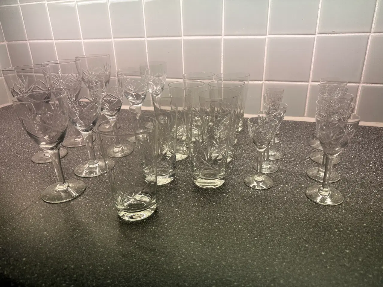 Billede 1 - Glas Ulla krystal fra Holmegård. 