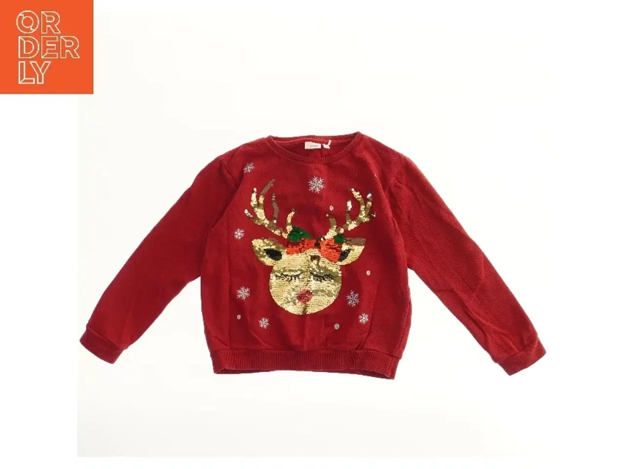 Billede 2 - Julesweatshirt med rensdyrmotiv fra Name It (str. 140)
