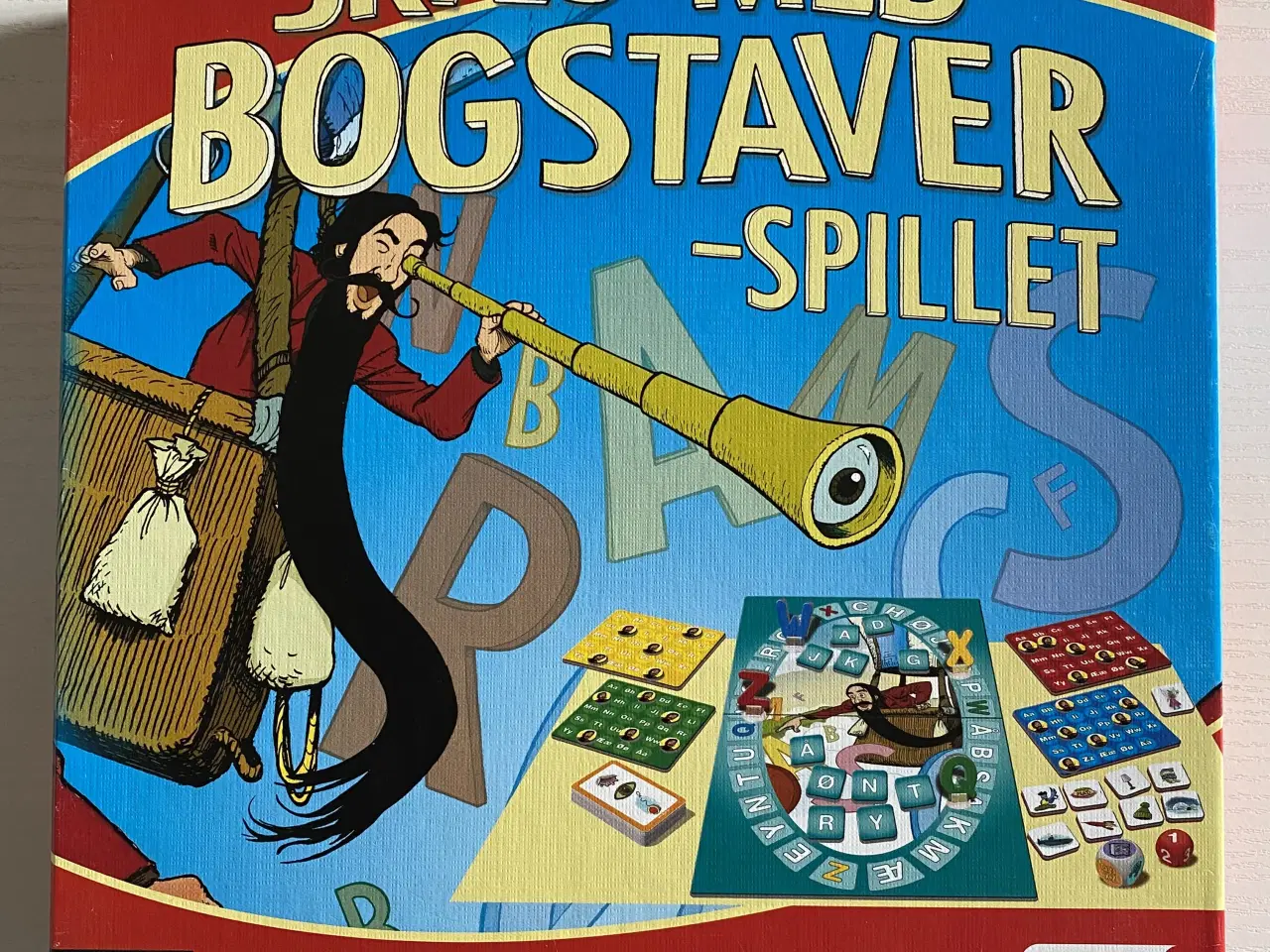 Billede 1 - Skæg med bogstaver-spillet